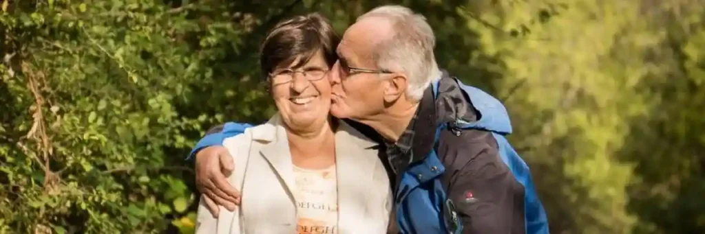 Et ældre kærligt par